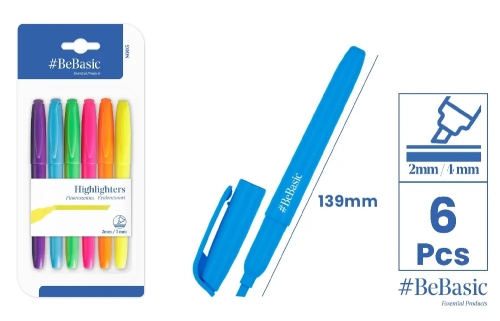 Набір флуоресцентних маркерів 6шт, Madrid Papel (02118) / Канцелярія Kids Republic Набір флуоресцентних маркерів 6шт, Madrid Papel (02118) / Канцелярія