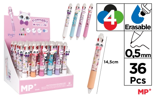 Ручка-стирачка Коти в асортименті, Madrid Papel (12353) / Канцелярія Kids Republic Ручка-стирачка Коти в асортименті, Madrid Papel (12353) / Канцелярія