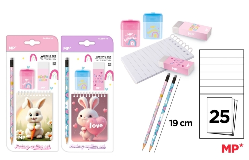 Набір для письма 4 предмета в асортименті, Madrid Papel (12827) / Канцелярія Kids Republic Набір для письма 4 предмета в асортименті, Madrid Papel (12827) / Канцелярія