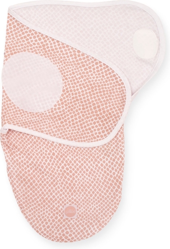 Пеленка-кокон 0-3 мес Snake - Бледно-розовая, Jollein (56955) / Уход № 2 Kids Republic Пеленка-кокон 0-3 мес Snake - Бледно-розовая, Jollein (56955) / Уход № 2