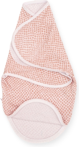 Пеленка-кокон 0-3 мес Snake - Бледно-розовая, Jollein (56955) / Уход № 4 Kids Republic Пеленка-кокон 0-3 мес Snake - Бледно-розовая, Jollein (56955) / Уход № 4
