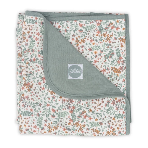 Одеяло трикотажное 75х100см Bloom, Jollein (57976) / Детская Kids Republic Одеяло трикотажное 75х100см Bloom, Jollein (57976) / Детская