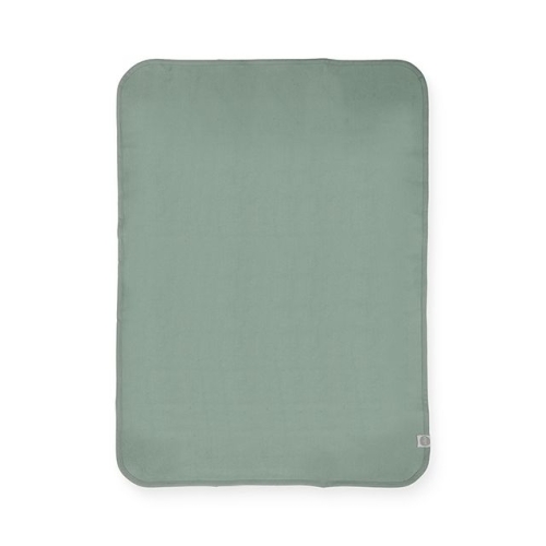 Одеяло хлопковое 75х100см пепельно-зеленое, Jollein (58805) / Детская № 2