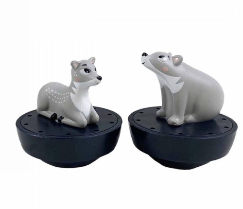 Музыкальная шкатулка, олень и медведь танцуют в лесу, Trousselier (01136) / Детская № 3