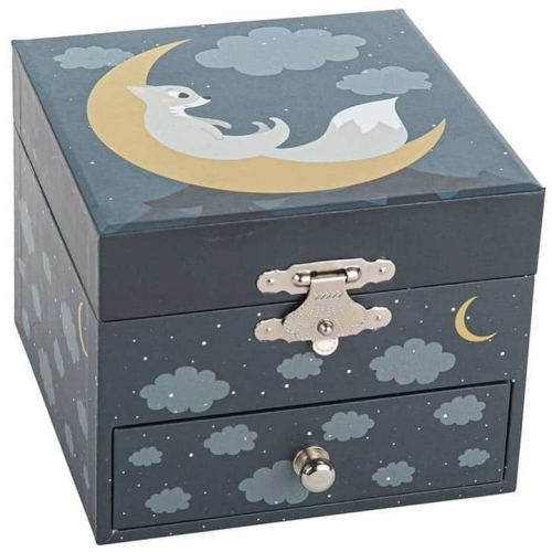 Музыкальная шкатулка светящийся в темноте куб Лиса в лесу, Trousselier (01228) / Детская № 2