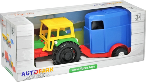 Трактор з причепом в коробці, Tigres (90090) / Іграшки № 2