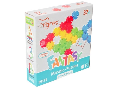 Мозаїка-пазли Фантазія 32 ел., Tigres (91233) / Іграшки № 2