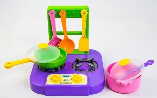 Набір посуду столовий Ромашка з плиткою 7 ел., Tigres (91509) / Іграшки Kids Republic Набір посуду столовий Ромашка з плиткою 7 ел., Tigres (91509) / Іграшки