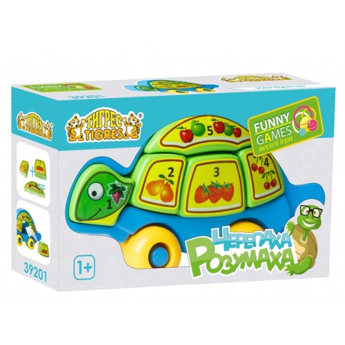 Іграшка розвиваюча Черепаха-розумаха, Tigres (92018) / Іграшки № 3 Kids Republic Іграшка розвиваюча Черепаха-розумаха, Tigres (92018) / Іграшки № 3