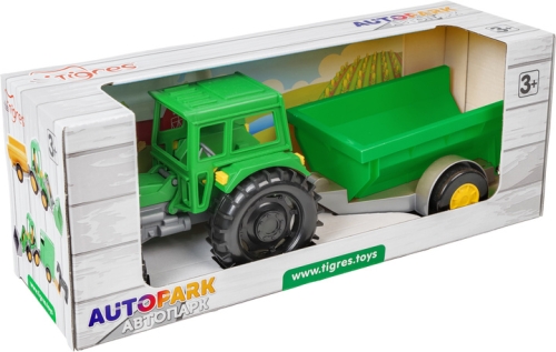 Tractor Farmer with a trailer in a box, Tigres (93480) / Toys № 5