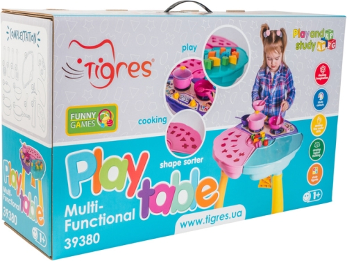 Багатофункціональний ігровий столик для дітей, Tigres (93800) / Іграшки № 5 Kids Republic Багатофункціональний ігровий столик для дітей, Tigres (93800) / Іграшки № 5
