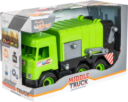 Автомобиль Middle truck мусоровоз (св. зеленый) в коробке, Tigres (94845) / Игрушки № 2 Kids Republic Автомобиль Middle truck мусоровоз (св. зеленый) в коробке, Tigres (94845) / Игрушки № 2
