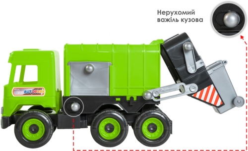Автомобиль Middle truck мусоровоз (св. зеленый) в коробке, Tigres (94845) / Игрушки Kids Republic Автомобиль Middle truck мусоровоз (св. зеленый) в коробке, Tigres (94845) / Игрушки