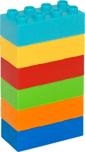 Конструктор (2х4) 6 ел., Tigres (95163) / Іграшки Kids Republic Конструктор (2х4) 6 ел., Tigres (95163) / Іграшки