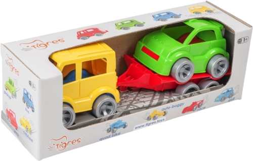 Набір авто Kid cars Sport 3 ел. (автобус + гольф), Tigres (95415) / Іграшки № 2