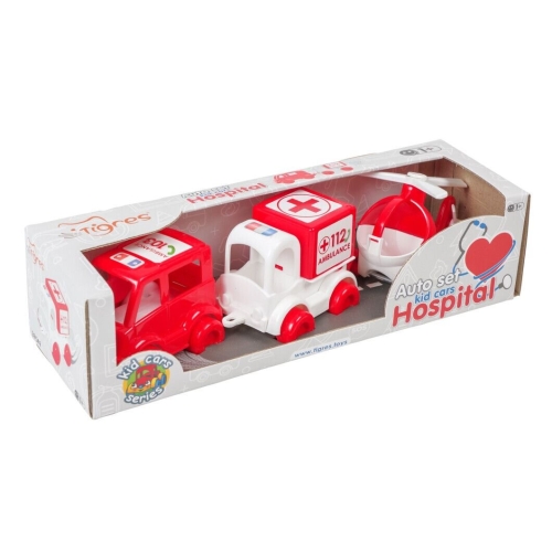 Набір авто Kid cars швидка, Tigres (95491) / Іграшки № 7 Kids Republic Набір авто Kid cars швидка, Tigres (95491) / Іграшки № 7