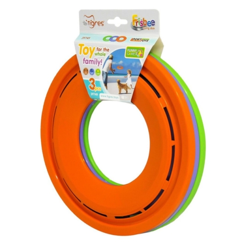 Іграшка Фризбі літаючий диск 3 шт., Tigres (97495) / Іграшки Kids Republic Іграшка Фризбі літаючий диск 3 шт., Tigres (97495) / Іграшки