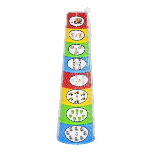 Ігровий набір Пірамідка 8 ел., Tigres (97525) / Іграшки № 2 Kids Republic Ігровий набір Пірамідка 8 ел., Tigres (97525) / Іграшки № 2