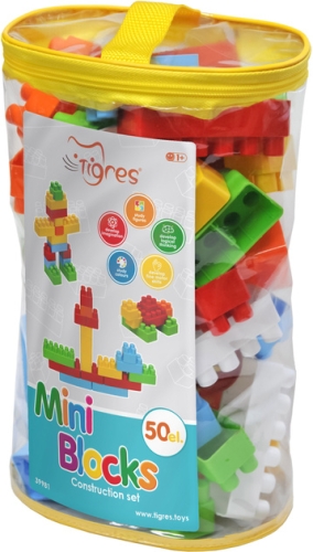 Конструктор Mini Blocks 50 ел., Tigres (99819) / Іграшки № 3 Kids Republic Конструктор Mini Blocks 50 ел., Tigres (99819) / Іграшки № 3