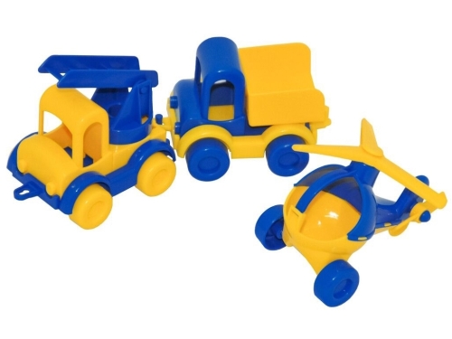 Набір авто Kid cars патріотичний 3 шт., Tigres (99963) / Іграшки