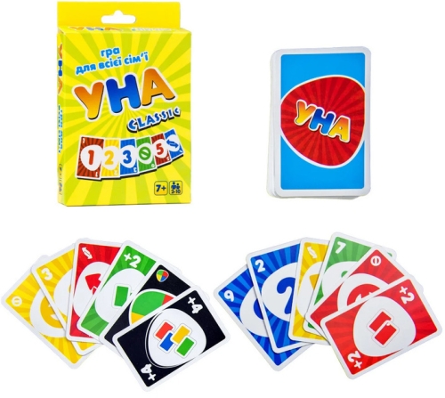 Настольная игра Strateg УНА classic карточная развлекательная на украинском языке (7015), Стратег (98805) / Игрушки Kids Republic Настольная игра Strateg УНА classic карточная развлекательная на украинском языке (7015), Стратег (98805) / Игрушки