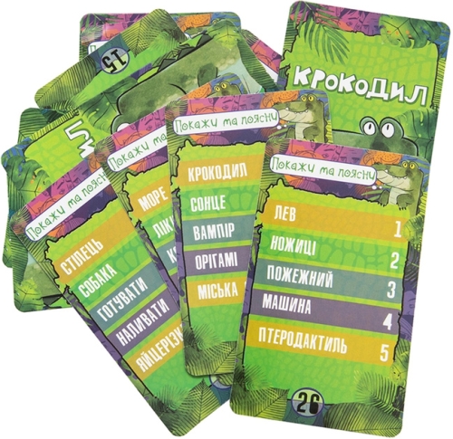 Развлекательная игра 30557 (укр) Крокодил, в кор-ке 14,7-8-2см, Стратег (60261) / Игрушки Kids Republic Развлекательная игра 30557 (укр) Крокодил, в кор-ке 14,7-8-2см, Стратег (60261) / Игрушки