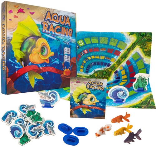 Настольная игра 30416 (укр) Aqua racing, в кор-ке 33-32-4,5см, Стратег (62043) / Игрушки Kids Republic Настольная игра 30416 (укр) Aqua racing, в кор-ке 33-32-4,5см, Стратег (62043) / Игрушки