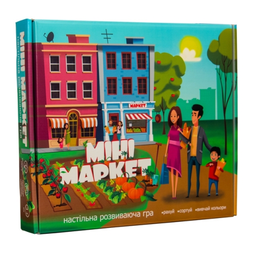 Board game 30915 (Ukrainian) Mini Market, in a cover 33.5-29-6 cm, Strategist (62838) / Toys № 3