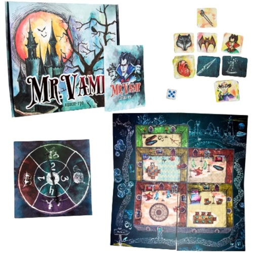 Настільна гра 32060 (укр) Mr. Vamp, в кор-ці 33-32-4,5см, Стратег (01366) / Іграшки Kids Republic Настільна гра 32060 (укр) Mr. Vamp, в кор-ці 33-32-4,5см, Стратег (01366) / Іграшки