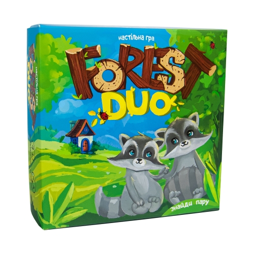 Board game 30867 (Ukrainian) Forest Duo, in a cover 19.5-19.5-6.5 cm, Strategist (01687) / Toys № 2 Kids Republic Board game 30867 (Ukrainian) Forest Duo, in a cover 19.5-19.5-6.5 cm, Strategist (01687) / Toys № 2
