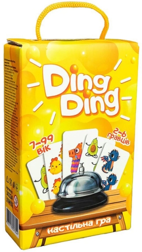 Board game 30324 (Ukrainian) Ding ding, in a cover 12-18.7-4.8 cm, Strategist (07054) / Toys № 2 Kids Republic Board game 30324 (Ukrainian) Ding ding, in a cover 12-18.7-4.8 cm, Strategist (07054) / Toys № 2