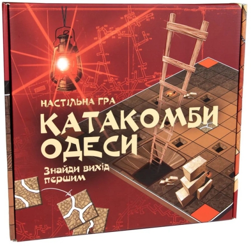 Настільна гра Strateg Катакомби Одеси розважальна українською мовою (30285), Стратег (21739) / Іграшки № 2 Kids Republic Настільна гра Strateg Катакомби Одеси розважальна українською мовою (30285), Стратег (21739) / Іграшки № 2