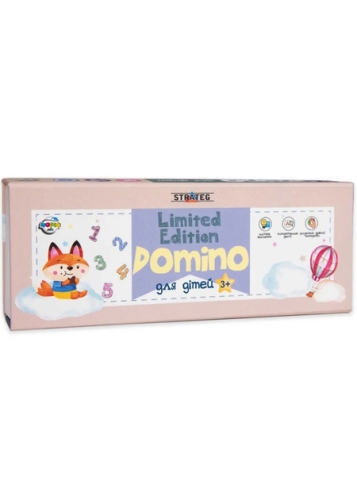 Настольная игра Strateg Domino Limited edition бежевый украинский язык (30737), Стратег (23641) / Игрушки № 2 Kids Republic Настольная игра Strateg Domino Limited edition бежевый украинский язык (30737), Стратег (23641) / Игрушки № 2