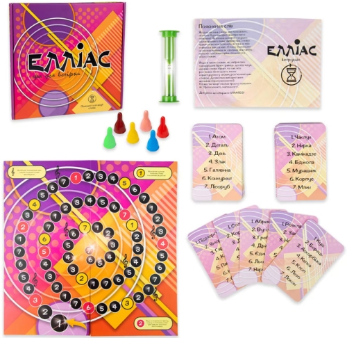 Настільна гра Strateg Елліас розважальна українською мовою (30777), Стратег (39031) / Іграшки Kids Republic Настільна гра Strateg Елліас розважальна українською мовою (30777), Стратег (39031) / Іграшки