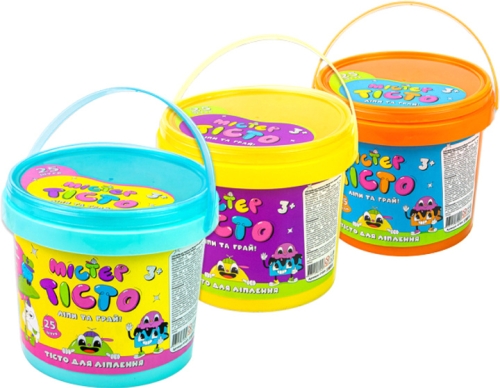 Creative kit Mr. dough 25 pieces in a bucket Strateg in Ukrainian (41004), Strateg (61643) / Do It Yourself № 4 Kids Republic Creative kit Mr. dough 25 pieces in a bucket Strateg in Ukrainian (41004), Strateg (61643) / Do It Yourself № 4