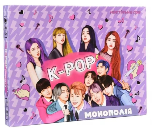 Настільна гра Strateg Монополія K-POР (30476), Стратег (65856) / Іграшки № 2 Kids Republic Настільна гра Strateg Монополія K-POР (30476), Стратег (65856) / Іграшки № 2