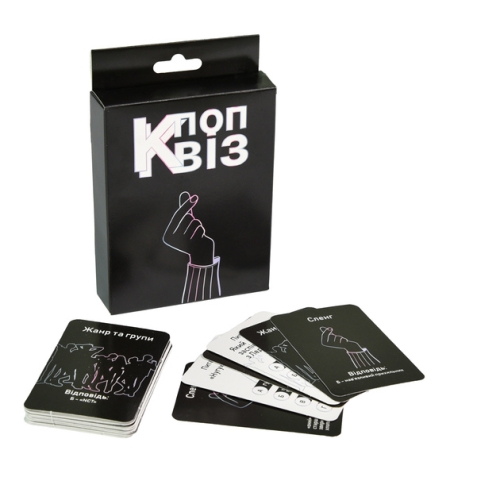 Карточная игра-викторина Strateg К-поп Квиз на украинском языке (30493), Стратег (69052) / Игрушки Kids Republic Карточная игра-викторина Strateg К-поп Квиз на украинском языке (30493), Стратег (69052) / Игрушки