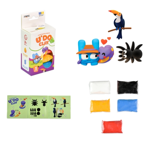 Набор для творчества UDO Clay 5 шт, брикет 10 г (укр) 30843, Стратег (89777) / Сделай сам № 4 Kids Republic Набор для творчества UDO Clay 5 шт, брикет 10 г (укр) 30843, Стратег (89777) / Сделай сам № 4