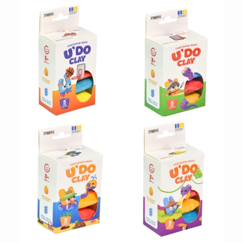 Набор для творчества UDO Clay 5 шт, брикет 10 г (укр) 30843, Стратег (89777) / Сделай сам № 5 Kids Republic Набор для творчества UDO Clay 5 шт, брикет 10 г (укр) 30843, Стратег (89777) / Сделай сам № 5