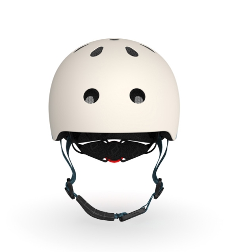 Protective helmet for children Scoot and Ride, light gray, with flashlight, 45-51cm, Globber (63602) / Entertainment № 2 Kids Republic Protective helmet for children Scoot and Ride, light gray, with flashlight, 45-51cm, Globber (63602) / Entertainment № 2