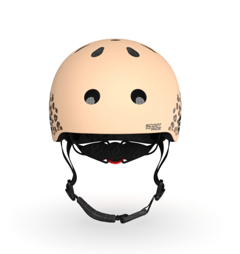 Protective helmet for children Scoot and Ride, leopard, with flashlight, 45-51 cm, Globber (65613) / Entertainment № 3 Kids Republic Protective helmet for children Scoot and Ride, leopard, with flashlight, 45-51 cm, Globber (65613) / Entertainment № 3