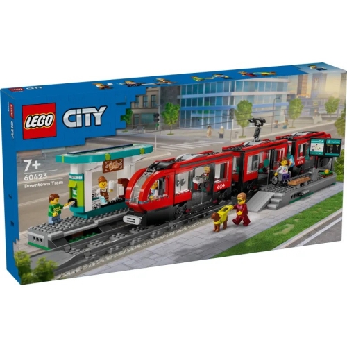 Constructor Tram and station in the city center, Lego (89190) / Toys Kids Republic Constructor Tram and station in the city center, Lego (89190) / Toys