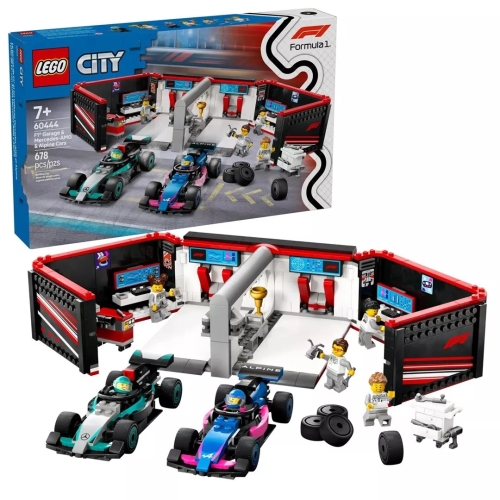 Конструктор Гараж F1® и автомобили Mercedes-AMG и Alpine, Lego (12502) / Игрушки № 6 Kids Republic Конструктор Гараж F1® и автомобили Mercedes-AMG и Alpine, Lego (12502) / Игрушки № 6