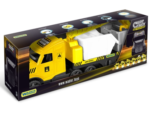 Magic Truck Technic з будівельними контейнерами, Tigres (64714) / Іграшки № 2 Kids Republic Magic Truck Technic з будівельними контейнерами, Tigres (64714) / Іграшки № 2