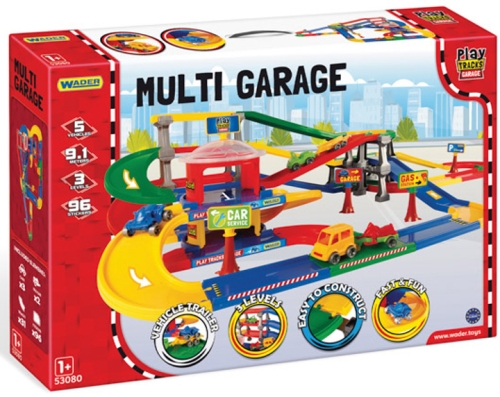 Play Tracks Garage - паркинг с трассой, Tigres (30805) / Игрушки № 2 Kids Republic Play Tracks Garage - паркинг с трассой, Tigres (30805) / Игрушки № 2