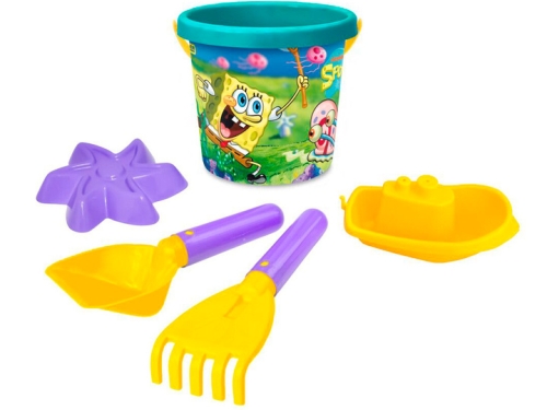 Набір для піску IML 5 ел. Губка Боб, Spongebob, Tigres (16527) / Розваги Kids Republic Набір для піску IML 5 ел. Губка Боб, Spongebob, Tigres (16527) / Розваги
