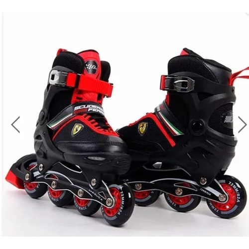 Роликовые коньки для слалома, черный, р. 30-33, FS23, Ferrari (54512) / Развлечения № 2 Kids Republic Роликовые коньки для слалома, черный, р. 30-33, FS23, Ferrari (54512) / Развлечения № 2