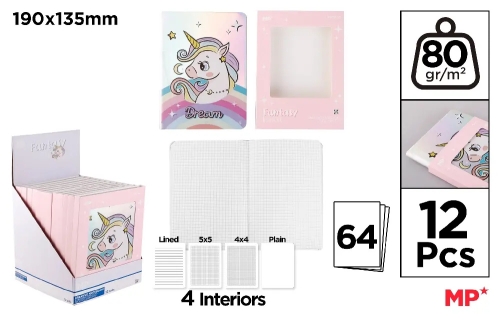 Блокнот 19х13,5см, Madrid Papel (00374) / Канцелярія Kids Republic Блокнот 19х13,5см, Madrid Papel (00374) / Канцелярія