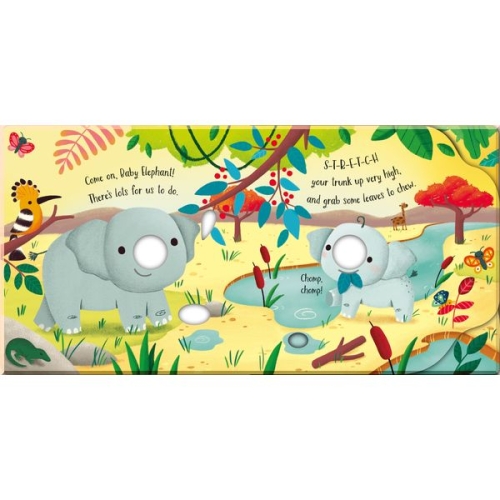 Книга Слоны двигают пальцами, Usborne (86793) / Игрушки № 2 Kids Republic Книга Слоны двигают пальцами, Usborne (86793) / Игрушки № 2