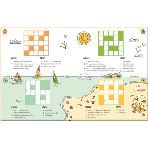 Книга 100 Дитячих кросвордів Планета Земля, Usborne (96129) / Іграшки № 2